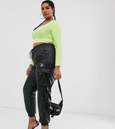 Черные брюки-карго Puma Plus-Черный