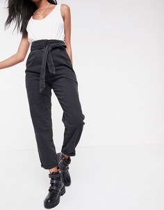 Джинсы с присборенной талией AllSaints ralita-Черный