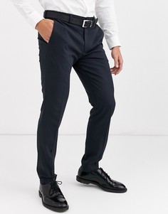 Темно-синие эластичные облегающие брюки Jack & Jones Premium-Темно-синий