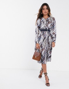 Платье миди с принтом Ted Baker Lilis-Мульти
