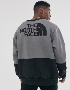 Серый свитшот с длинными рукавами The North Face