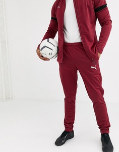 Черно-бордовый спортивный костюм со вставками Puma Football эксклюзивно для ASOS-Красный