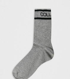 Серые носки COLLUSION Unisex-Серый