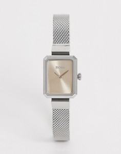 Серебристые женские часы Boss-Серебряный
