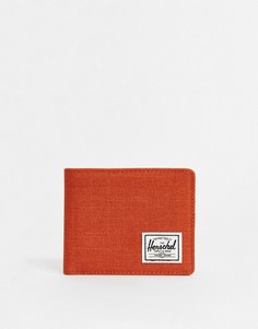 Кредитница цвета ржавчины с карманом для монет и RFID-защитой Herschel Supply Co Roy-Красный