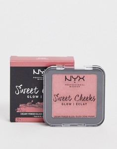 Рассыпчатые румяна NYX Professional Makeup Blush Glow - Risky Business-Красный