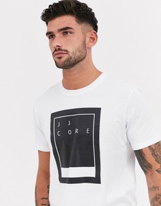 Белая футболка с принтом Jack & Jones Core-Белый