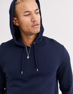 Темно-синий худи ASOS DESIGN