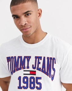 Футболка в университетском стиле Tommy Jeans-Белый