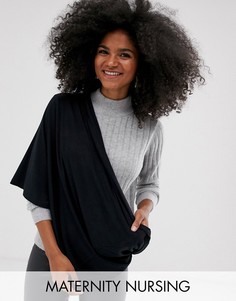 Трикотажный шарф Mamalicious Nursing-Черный Mama.Licious