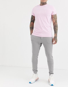 Серые облегающие джоггеры Bershka-Серый