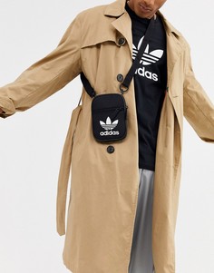 Черная сумка для полетов adidas Originals-Зеленый