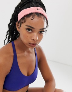 Розовая повязка на голову Nike Training-Розовый