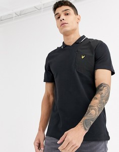 Футболка-поло Lyle & Scott-Черный