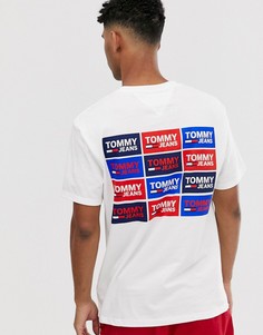 Белая футболка с логотипом Tommy Jeans-Белый