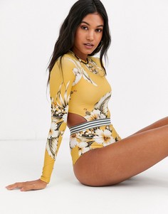 Костюм для серфинга с длинными рукавами и цветочным принтом Rip Curl - Island Time-Мульти Ripcurl