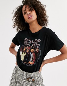 Футболка с принтом \ACDC\" ASOS DESIGN-Черный
