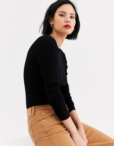 Джемпер в рубчик Only-Черный