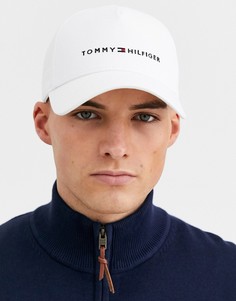 Белая бейсболка с логотипом Tommy Hilfiger-Белый