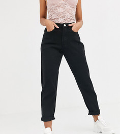 Черные джинсы в винтажном стиле Missguided Petite Riot-Черный