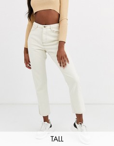 Светло-бежевые прямые джинсы Missguided Tall-Кремовый