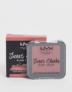 Рассыпчатые румяна NYX Professional Makeup Blush Glow - Bang Bang-Красный