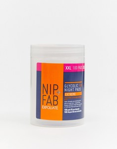 Гликолевые подушечки ночного действия Nip+Fab Glycolic Fix-Бесцветный