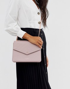Кожаная сумка через плечо с бантиком Ted Baker Kalila-Розовый