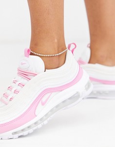 Золотистый браслет на ногу с кристаллами ASOS DESIGN-Золотой