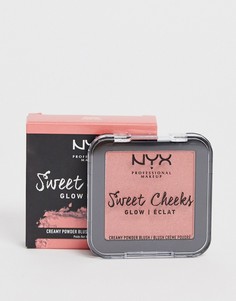 Рассыпчатые румяна NYX Professional Makeup Blush Glow - Citrine Rose-Красный