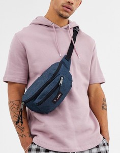 Сумка-кошелек на пояс из денима Eastpak-Синий
