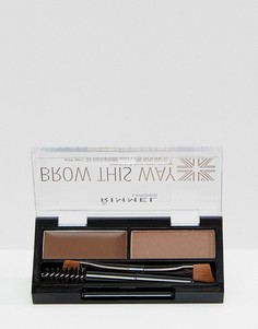 Набор для бровей Rimmel London Brow This Way-Коричневый