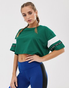 Зеленый кроп-топ Reebok - Training