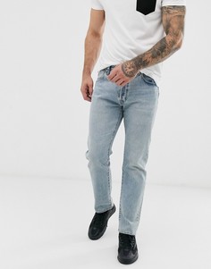 Светлые джинсы прямого кроя с классической талией Levis 501 93-Синий Levis®