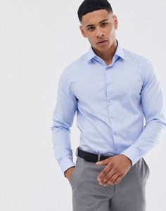 Приталенная рубашка Calvin Klein Bari-Синий