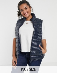 Дутый жилет Brave Soul Plus everett-Темно-синий