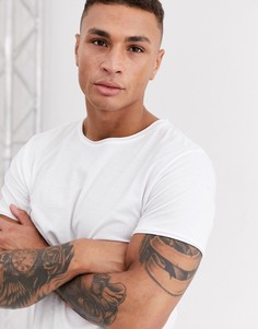 Футболка с необработанными краями Brave Soul-Белый