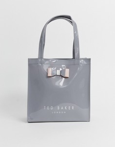 Маленькая мягкая сумка Ted Baker - silcon-Серый