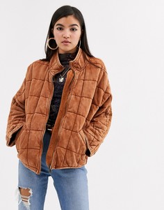 Стеганая куртка Free People Dolman-Красный