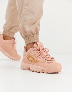 Розовые кроссовки Fila Disruptor II Rose-Розовый