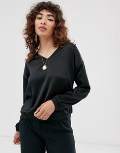 Топ с рукавами \летучая мышь\" Only-Зеленый