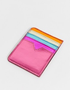 Кошелек для карт с эффектом металлик Skinnydip-Мульти