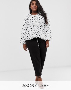Брюки-сигареты ASOS DESIGN Curve - Выбирай и комбинируй-Черный