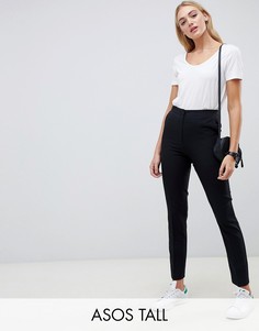 Комбинируемые укороченные брюки ASOS DESIGN Tall-Черный