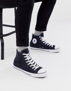 Темно-синие вельветовые кеды Converse - Chuck Taylor All Star-Темно-синий