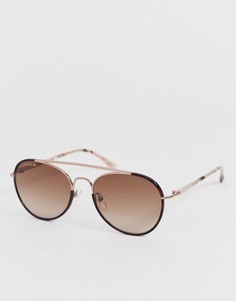 Круглые солнцезащитные очки Lacoste - L211S-Розовый