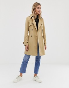 Тренч ASOS DESIGN-Светло-бежевый