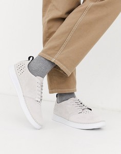 Светло-серые замшевые кроссовки Boxfresh-Серый