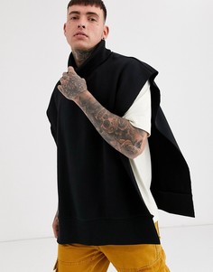 Черный свитшот ASOS DESIGN