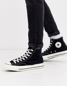 Черные замшевые кеды Converse Chuck 70-Черный